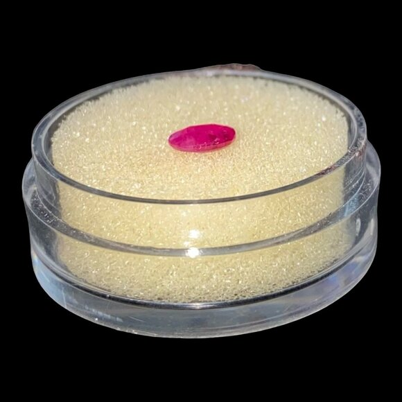 Pink Topaz Oval Faceted Cabochon Stone 6mm X 4mm Loose Gemstone - Picture 8 of 11